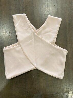 BOOHOO Sleeveless Crossover Crop Top with Thick Shoulder Straps , US Size 2